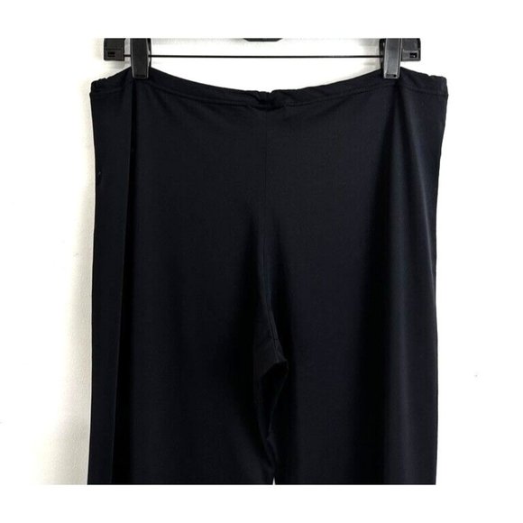 DKNY Swim Size L Wide Straight Leg Pull Waist Pants Y2K 90's Resort Vacation - Picture 3 of 9